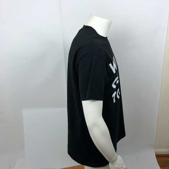 CUSTOM INC "WE GET TO." Men's T-Shirt Black Sz L - Picture 5 of 8